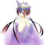  alfa_system bare_shoulders crystal multicolored_hair navel nude ounk_hair razalis red_eyes tales_of_(series) tales_of_the_world_radiant_mythology_3 