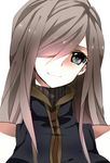  1girl blue_eyes brown_hair hair_over_one_eye long_hair smile tales_of_(series) tales_of_the_abyss tear_grants 