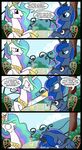  chair comic crown death dialog dialogue drink duo english_text equine female feral foam friendship_is_magic hair horn horse ice_cube lemon lemonade madmax mammal multi-colored_hair my_little_pony necklace outside poison poisoning pony princess princess_celestia_(mlp) princess_luna_(mlp) royalty sibling sisters straw table text winged_unicorn wings 