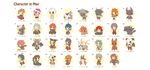  6+boys 6+girls :d ^_^ animal_ears bad_id bad_pixiv_id bandages bangle bat bat_wings blue_hair blush_stickers bracelet brown_hair cape cat cerberus chibi closed_eyes coffin cross cup dog drinking_glass english facial_hair fang fushigi_ebi gorgon grave grey_hair hand_in_pocket hand_on_hip highres holding horns jewelry lamia long_hair mask may monocle monster_girl mouth_hold multiple_boys multiple_girls mustache navel one_eye_closed open_mouth orange_hair original pentagram pink_hair pointy_ears pumpkin red_hair single_earring skeleton skull smile solid_oval_eyes tail thighhighs werewolf wine_glass wings wolf_ears wolf_tail zombie 