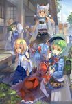  77gl inubashiri_momiji kagiyama_hina kawashiro_nitori kochiya_sanae moriya_suwako touhou yasaka_kanako 