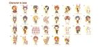  6+boys 6+girls :3 ? ^_^ ahoge animal_ears bandana blonde_hair blue_hair brown_hair brush bunny bunny_ears carrot closed_eyes covering_eyes crescent crown dog_ears dress earmuffs eating english facial_hair furry fushigi_ebi hair_bun hair_ornament hair_stick hairband hand_on_head hands_on_hips hat highres holding jumping june kneeling multiple_boys multiple_girls mustache nurse nurse_cap one_eye_closed open_mouth orange_hair original pink_hair purple_hair red_hair skirt solid_oval_eyes syringe top_hat translation_request 