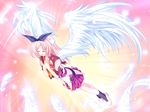  77 amane_ruru angel game_cg long_hair seifuku whirlpool wings 