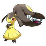  good_frog horn mawile nintendo no_humans pokemon red_eyes simple_background teeth 