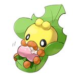  background berry bug eating food fruit good_frog insect leaf lowres nintendo no_humans pecha_berry pokemon sewaddle simple 