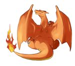  charizard dragon fire good_frog horns nintendo no_humans pokemon simple_background wings 