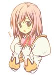  :o ayamisiro estellise_sidos_heurassein gloves green_eyes pink_hair simple_background solo tales_of_(series) tales_of_vesperia white_background 