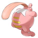  fat good_frog lickilicky nintendo no_humans pokemon simple_background tongue 