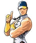  capcom_fighting_jam hat highres male_focus mori_toshiaki solo street_fighter thumbs_up yun_lee 