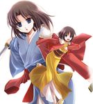  izumiya_otoha jacket japanese_clothes kara_no_kyoukai red_jacket ryougi_shiki short_hair 