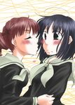  ako_(so_crazy!?) bangs blush kiss maria-sama_ga_miteru matsudaira_touko multiple_girls nijou_noriko 