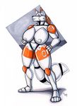  big_breasts breasts canine cyborg female invalid_tag machine mammal mechanical nude plain_background pussy robot solo white_background wolfgangcake 