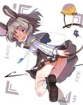  animal_ears ass bad_id bad_pixiv_id basket blush capelet fang grey_hair highres jewelry mouse mouse_ears mouse_tail nazrin open_mouth pendant red_eyes short_hair skirt solo tail tears touhou viewfinder yui_(niikyouzou) 