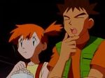  animated animated_gif eating kasumi_(pokemon) lowres pokemon popcorn qvga takeshi_(pokemon) 