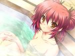  -hearts- 1girl bath blush female game_cg girl mercuria mercuria_-mizu_no_miyako_ni_koi_no_hanataba_wo- mitsumomo_mamu red_hair solo 
