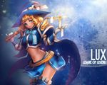  blonde_hair hat league_of_legends lux tagme_(artist) thighhighs 