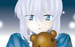  blue_eyes echo pandora_hearts solo stuffed_animal stuffed_toy teddy_bear 