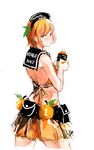  blonde_hair food fruit jittsu minute_maid orange orange_juice original personification simple_background solo 