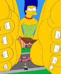  angry barefoot car crush crushing dominating domination giant gts hindpaw homer homer_simpson house macro marge marge_simpson paws simpson soles the_simpsons toes 