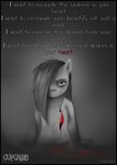  &hearts; &lt;3 blood comic creepy crying cupcakesmanga english_text equine female friendship_is_magic horse imalou mammal my_little_pony pinkamena_(mlp) pinkie_pie_(mlp) pony solo tears text 