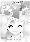  black_and_white cash_register clothing comic cutie_mark dialog english_text equine female feral friendship_is_magic greyscale horse imalou mammal monochrome my_little_pony pegasus pinkamena_(mlp) pinkie_pie_(mlp) pony rainbow_dash_(mlp) smile text wings 