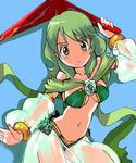  artist_request boomerang breasts cleavage green_eyes green_hair large_breasts magical_girl mahou_shoujo_madoka_magica shizuki_hitomi 