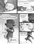  claws comic dialog dialogue english_text greyscale happiny monochrome nintendo pok&#233;mon pok&eacute;mon snow tderek99 text tongue video_games weavile 