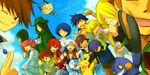  child couple hikari_(pokemon) nozomi_(pokemon) ookido_shigeru pikachu pokemon pokemon_(anime) satoshi_(pokemon) shinji_(pokemon) shirona_(pokemon) 