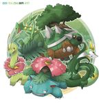  ditb meganium nintendo no_humans pokemon sceptile serperior torterra venusaur 