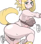  blush canine character_request clothed clothing dog eyewear female glasses harami mammal merveille_million sex_toy skimpy solatorobo solo translation_request unknown_artist vibrator 