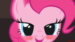  blue_eyes blush equine eyes_closed female friendship_is_magic fur hair horse looking_at_viewer mammal my_little_pony o_face pink_fur pink_hair pinkie_pie_(mlp) pony smile solo tiarawhy 