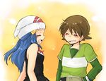  blue_eyes blue_hair dawn hikari_(pokemon) kengo_(pokemon) kenny_(pokemon) pokemon 