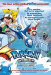  child game_freak latias latios lions_(pokemon) nintendo official_art pikachu pokemon poster satoshi_(pokemon) totodile zanner_(pokemon) 