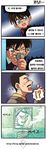  2boys 4koma ? cigarette comic death edogawa_conan highres iei incense korean meitantei_conan mophius mouri_kogoro multiple_boys non-web_source translated urn 