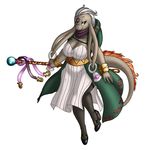  arcane_mage blue_eyes breasts chubby cleavage clothed clothing crovirus ear_piercing female final_fantasy_tactics_advance high_heels hoodie invalid_tag jewelry legwear long_ears nu_mou piercing polearm scarf solo staff stockings wide_hips 