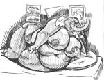  anthro big_breasts breasts dildo elephant female huge_breasts mammal masturbation nipples overweight sex_toy solo tincrash 