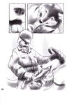  comic erection gay gideon male mammal oral penis soldier 