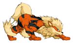  arcanine biceps brown_eyes canine fur looking_at_viewer male mammal muscles nintendo plain_background pok&#233;mon pok&eacute;mon solo video_games waddledox white_background 