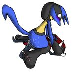  blush cowgirl_position cum domination down_penis_domination duo feral forced looking_down lucario lucario_weavile_pokemon_rape_cum_cowgirl lying male nintendo on_back on_top penis pinned pok&#233;mon position_pinned rape restraint sex straddling video_games weavile 