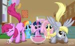  blonde_hair blue_eyes blue_fur cup cutie_mark derp_eyes derpy_hooves_(mlp) earth_pony equine eyes_closed female feral fluttershy_(mlp) friendship_is_magic fur grey_fur group hair horn horse inside mammal multi-colored_hair my_little_pony mysticalpha open_mouth pegasus pink_fur pink_hair pony presenting punch_bowl purple_eyes purple_fur purple_hair rainbow_dash_(mlp) rainbow_hair rainbow_tail spread_wings table twilight_sparkle_(mlp) unicorn wings yellow_eyes yellow_fur 
