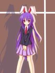  animal_ears bunny_ears huei_nazuki long_hair purple_hair red_eyes reisen_udongein_inaba solo touhou 