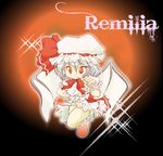  bad_id bad_pixiv_id blue_hair chibi hat koizumi_ako lowres remilia_scarlet ribbon solo touhou wings 