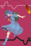  as bad_id bad_pixiv_id bag blue_eyes blue_hair boots hat kawashiro_nitori short_hair solo touhou two_side_up 