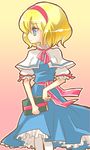  alice_margatroid blonde_hair blue_eyes girotin_ginza hairband short_hair solo touhou 