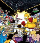  beavis boxing bugs_bunny butthead fight freakazoid homer_simpson mighty_mouse pinky popeye sandy_cheeks space_ghost the_brain the_tick 