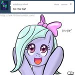  female flitter flitter_(mlp) freefraq friendship_is_magic horse hug looking_at_viewer mammal my_litte_pony my_little_pony pony 