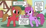  ask_pun berry_punch_(mlp) brown_hair building comic cutie_mark dialog english_text equine female fence feral friendship_is_magic green_eyes hair horse humor joke mammal my_little_pony pony pun pun_pony purple_eyes purple_hair text tumblr 