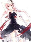  bad_id bad_pixiv_id blood bow dress gasai_yuno hair_bow katana long_hair mirai_nikki monkgooii pink_eyes pink_hair sidelocks solo sword weapon 