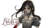  alice:_madness_returns alice_(wonderland) american_mcgee's_alice bad_id bad_pixiv_id blood copyright_name dress genichikou knife red_eyes solo 