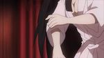  animated animated_gif belly ben-tou black_hair breasts character_request long_hair navel shiraume_ume 